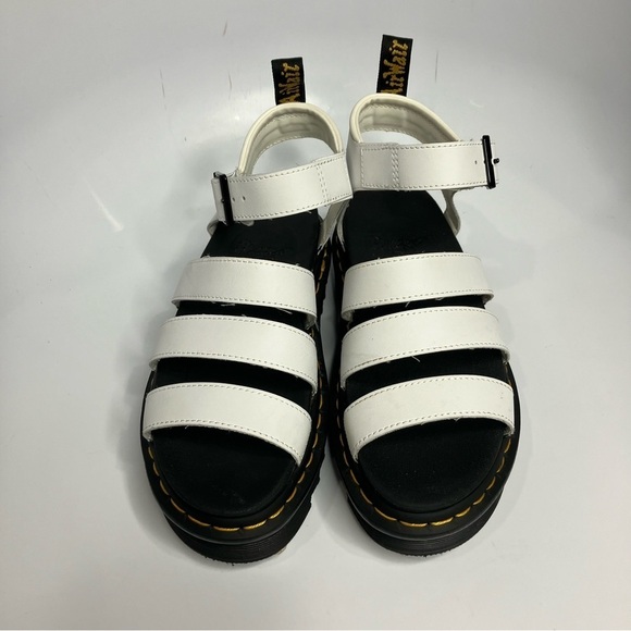 Dr. Martens Claire Athena white Strappy platform sandals size 8 - Picture 3 of 9